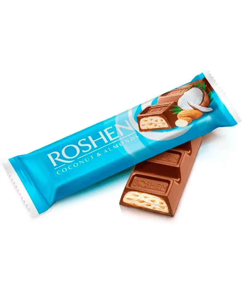 ROSHEN BARRITA CHOCOLATE-ALMENDRA-COCO 29G/30