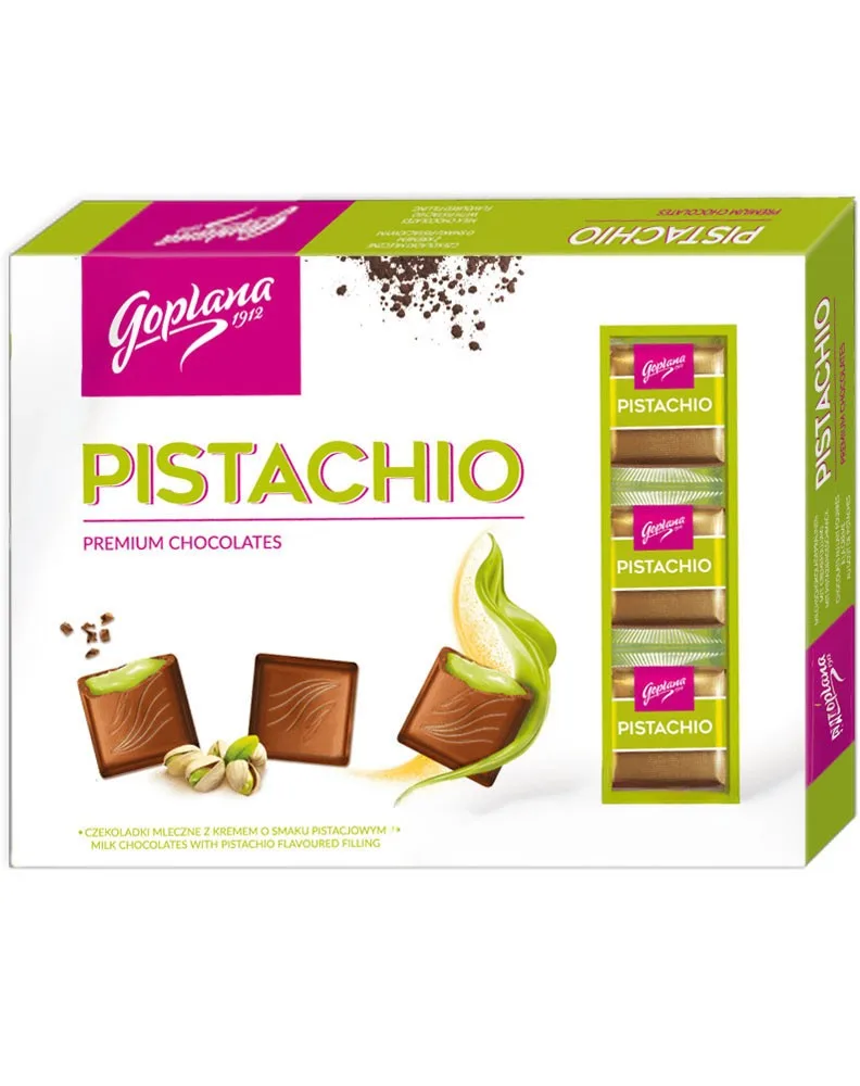 COLIAN GOPLANA BOMBONES CHOCOLATE PISTACHO 200G/12