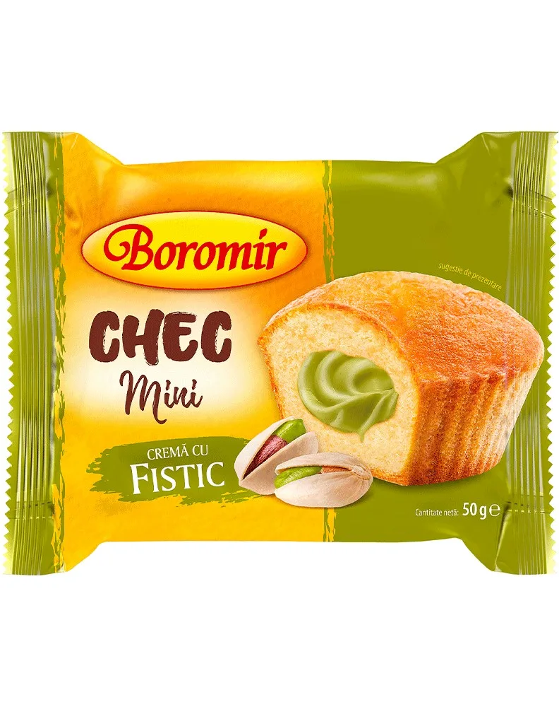 BOROMIR MINI BIZCOCHO PISTACHO 50G/13