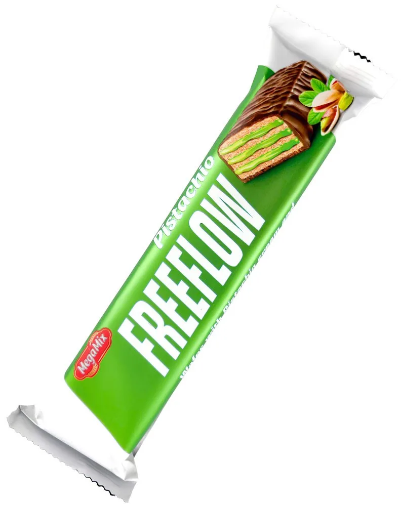 IR MEGAMIX BARQUILLO CREMA PISTACHO 50G/24