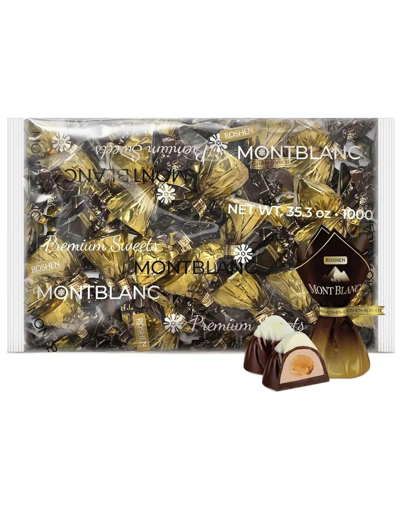 ROSHEN MONT BLANC BOMBOANE CIOCOLATA-ALUNE 1KG/4