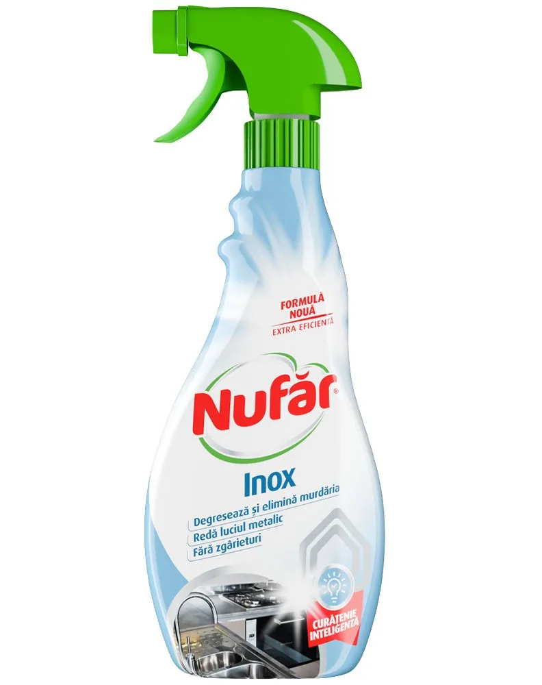 NUFAR LIMPIADOR ACERO INOXIDABLE 500ML/12