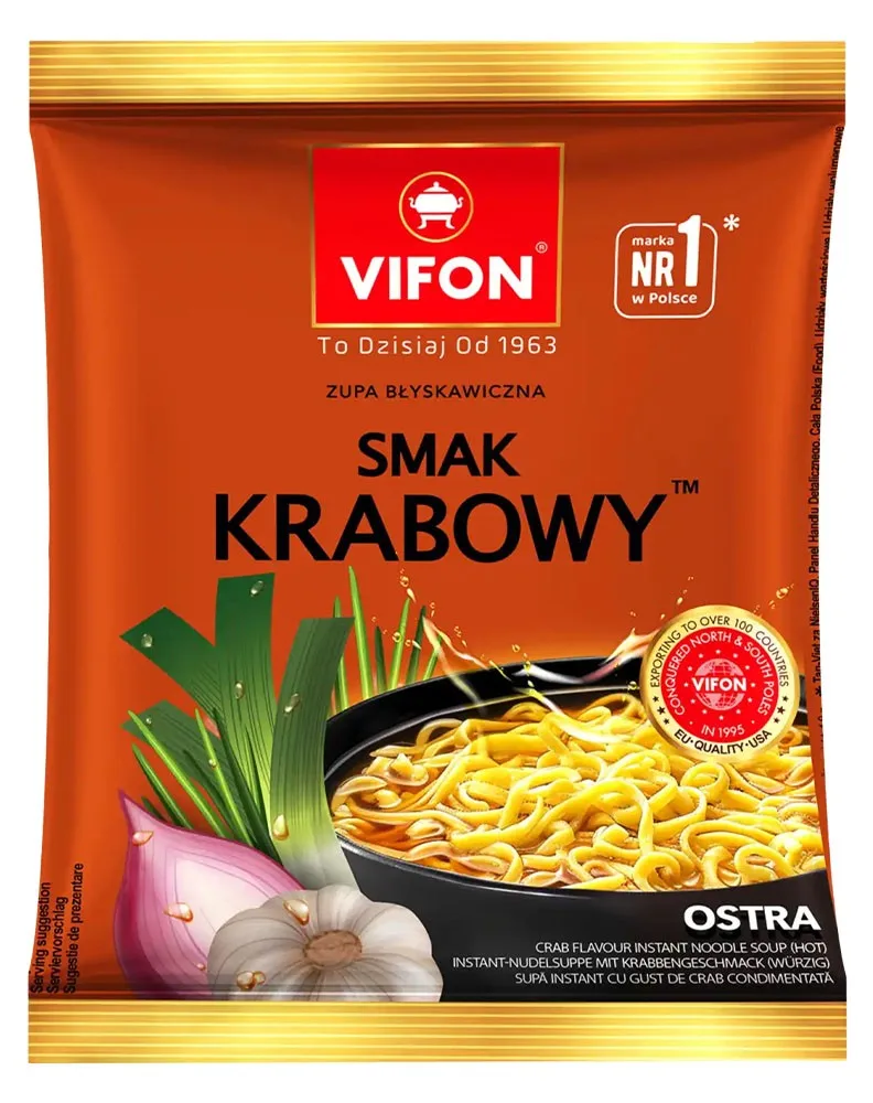 ARSENAL VIFON SOPA CANGREJO PICANTE 70G/24