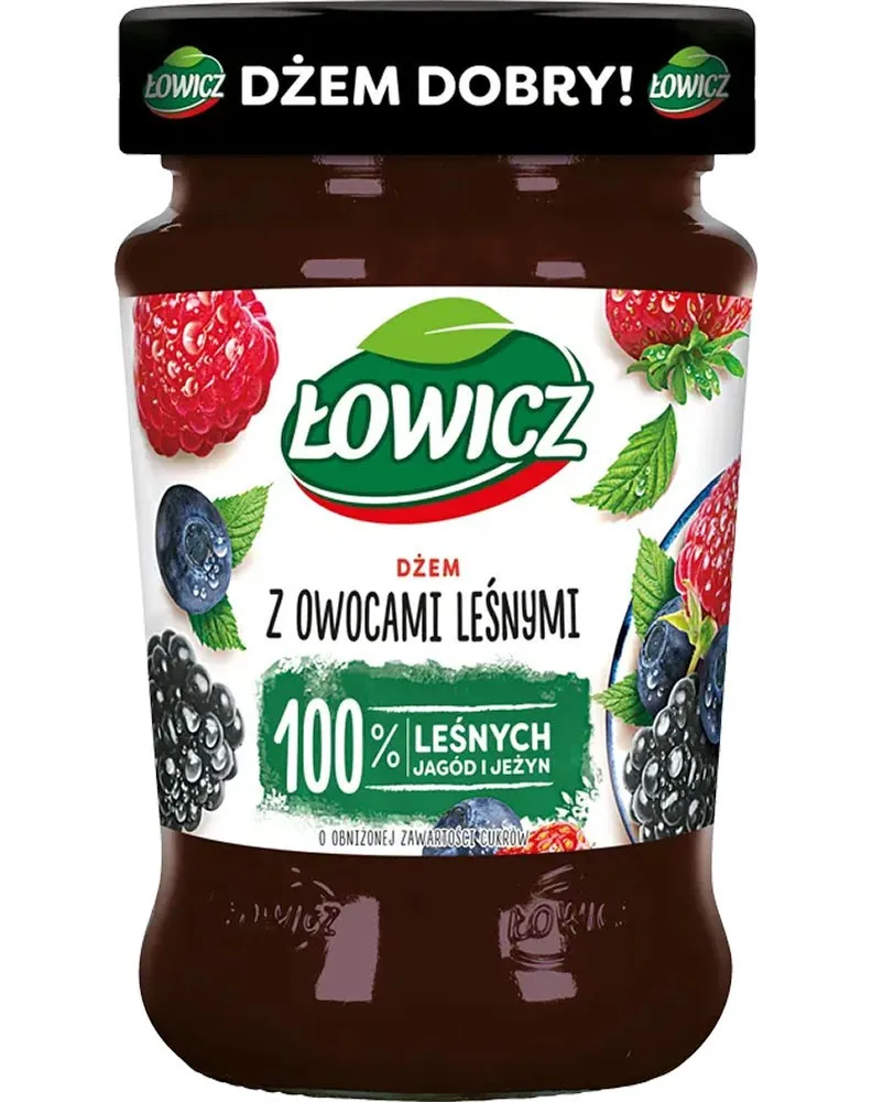 LOWICZ CONFITURA FRUTAS DEL BOSQUE 280G/8