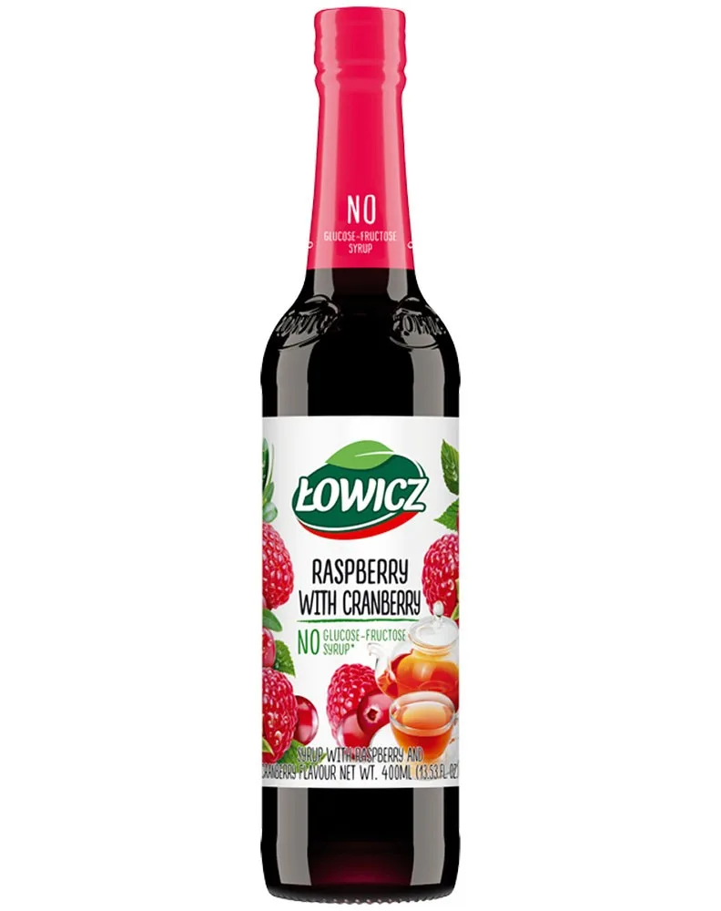 LOWICZ SIROPE FRAMBUESA-ARÁNDANOS 400ML/6