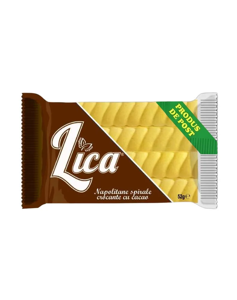 PAN FOOD LICA BARQUILLOS ESPIRALES CACAO 52G/20