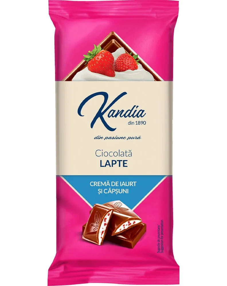 KANDIA TABLETA IAURT-CAPSUNI 96.5G/20