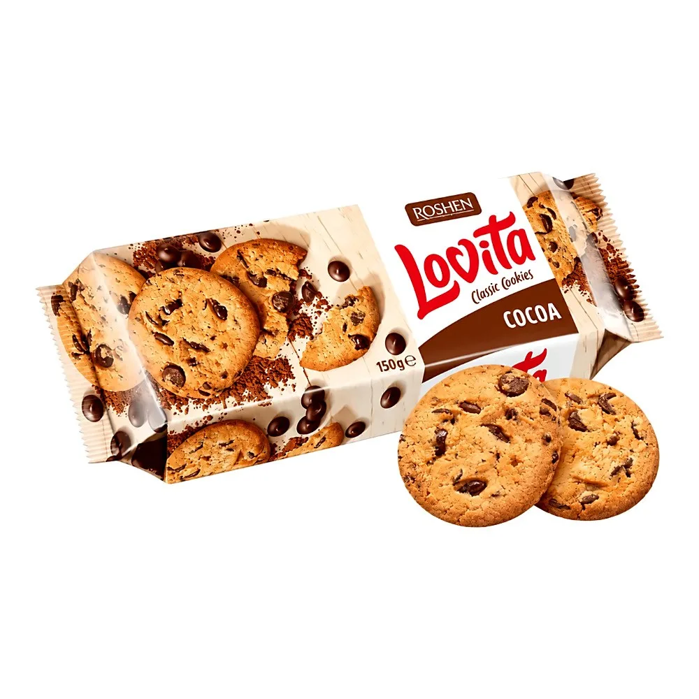 ROSHEN LOVITA GALLETAS CACAO 150G/16