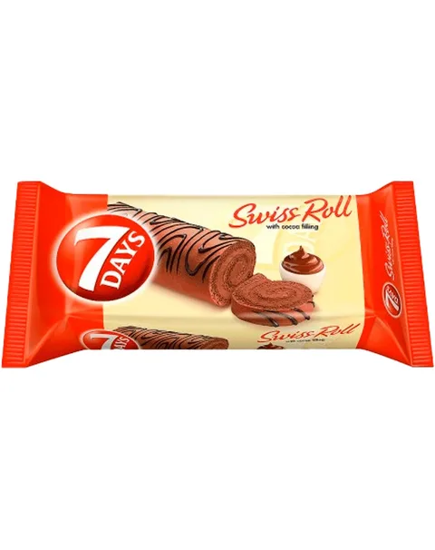 7DAYS PASTEL ROLLITO CACAO 200G/10