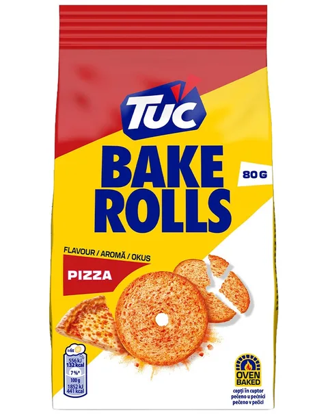 TUC BAKEROLLS PIZZA 80G/15