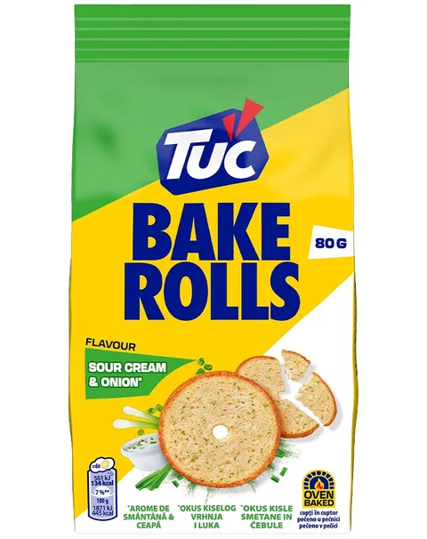 TUC BAKEROLLS NATA-CEBOLLA 80G/15