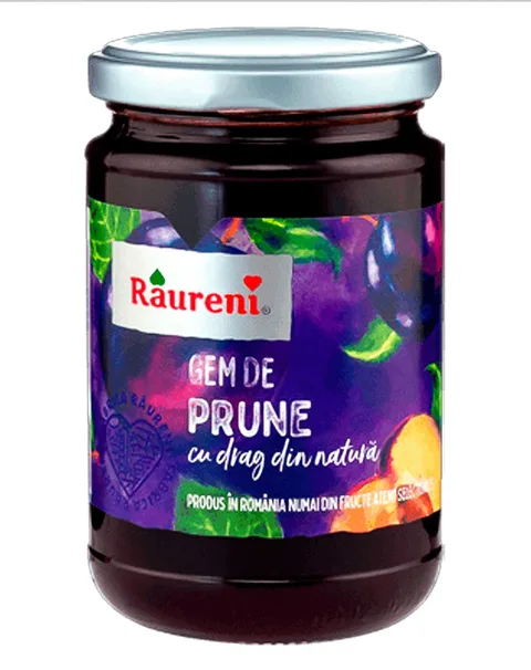 RAURENI MERMELADA CIRUELA 370G/6