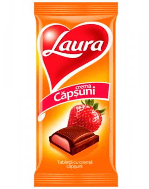KANDIA LAURA CHOCOLATE FRESA 92G/20