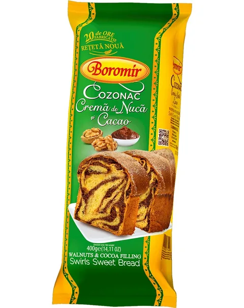 BOROMIR BIZCOCHO NUECES-CACAO 450G/9
