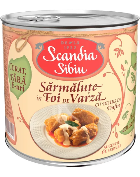 SCANDIA SARMALE CARNE CERDO 400G/6
