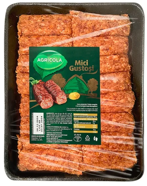 AGRICOLA CARNE PICADA MICI SABROSOS 800G /12