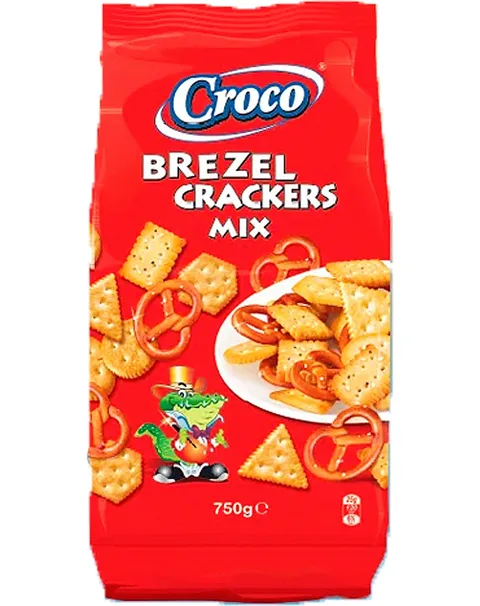 CROCO MIX CRACKERS-BREZEL 750G/4