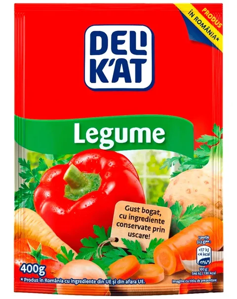 DELIKAT VERDURAS 400G/10