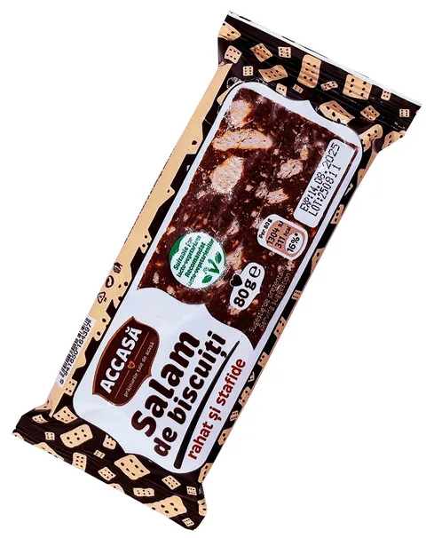 ACCASA ROLLO GALLETAS  DELICIA TURCA-PASAS 80G/14
