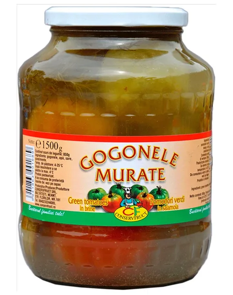 CONSERVFRUCT TOMATES VERDES SALMUERA 1600G/4