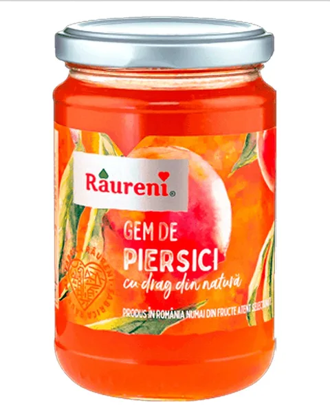 RAURENI MERMELADA MELOCOTÓN 370G/6