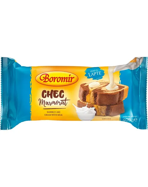 BOROMIR BIZCOCHO MARMOLADO CREMA LECHE 400G/10