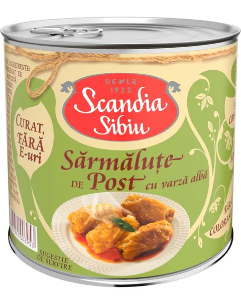 SCANDIA SARMALE PARA CUARESMA 400G/6
