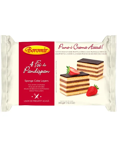 BOROMIR HOJAS BIZCOCHO ESPONJOSO 380G/7