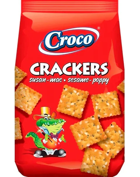 CROCO CRACKERS SÉSAMO-AMAPOLA 100G/12