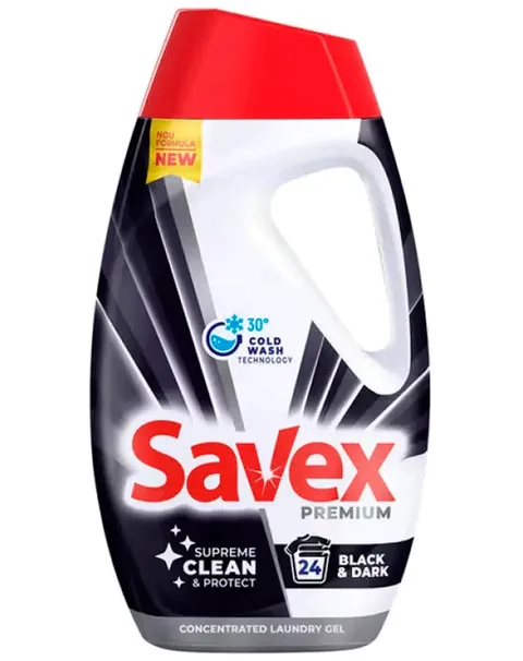 SAVEX LIQUIDO 2IN1 NEGRO 1.08L/5
