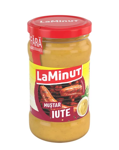 LA MINUT MOSTAZA PICANTE 290G/8
