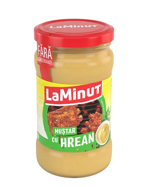 LA MINUT MOSTAZA CON RÁBANO 290G/8