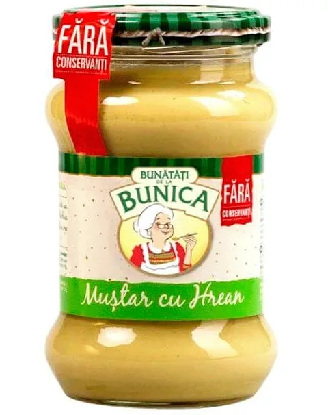 BUNICA MOSTAZA CON RÁBANO PICANTE 300G/8