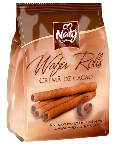 NATY BARQUILLOS ROLLS CACAO 200G/9