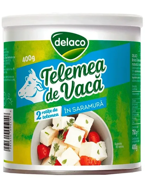 DELACO QUESO SALADO VACA CAJA  400G/6