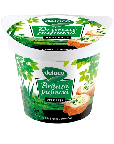 DELACO QUESO ESPONJOSO FINAS HIERBAS 140G/8
