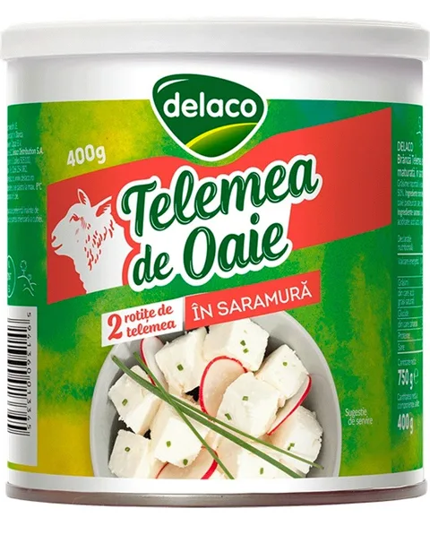 DELACO QUESO SALADO OVEJA CAJA  400G/6
