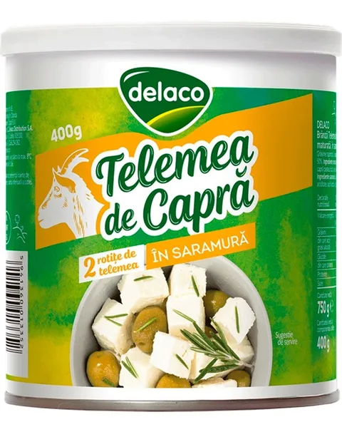 DELACO QUESO SALADO CABRA CAJA  400G/6
