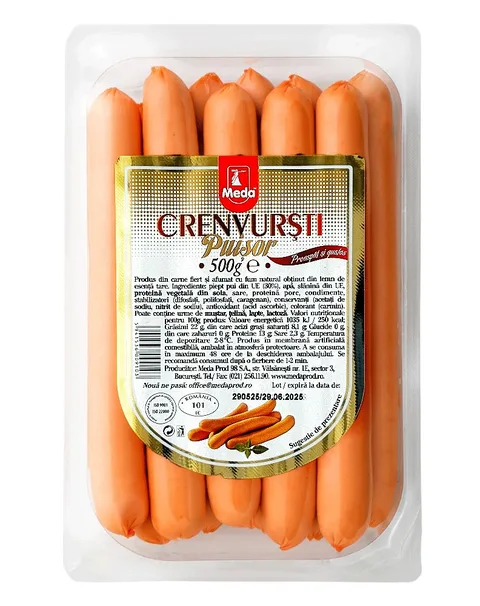 MEDA SALCHICHAS POLLITO (PUISOR) 500G