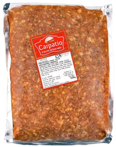 CARPATIO PASTA MICI CERDO-VACUNO