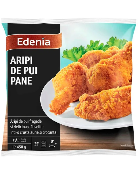 EDENIA ALITAS POLLO REBOZADAS 450G/10