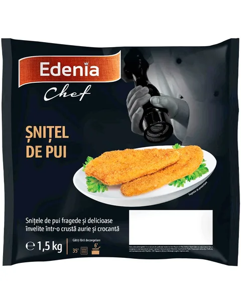 EDENIA FILETES PECHUGA POLLO EMPANADA CHEF 1.5KG/6