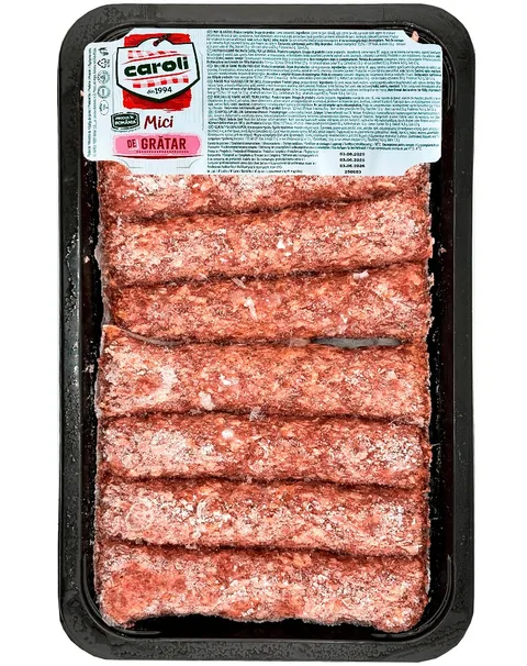 CAROLI CARNE PICADA MICI BARBACOA PESO VARIABLE 1.35KG/4