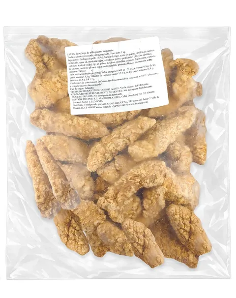 EDENIA PECHUGA POLLO REBOZADA PICANTE 1KG/10
