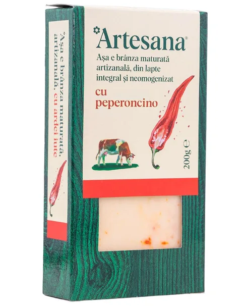 ARTESANA QUESO MADURADO VACA PEPERONCINO 200G/10