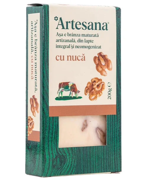 ARTESANA QUESO MADURADO VACA NUECES 200G/10