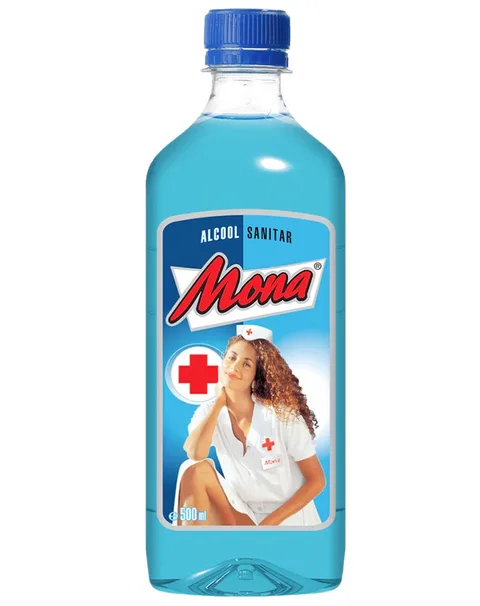 MONA ALCOHOL SANITARIO 70%  0.5L/6