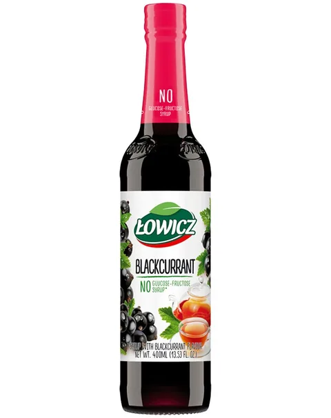 LOWICZ SIROPE GROSELLA NEGRA 400ML/6