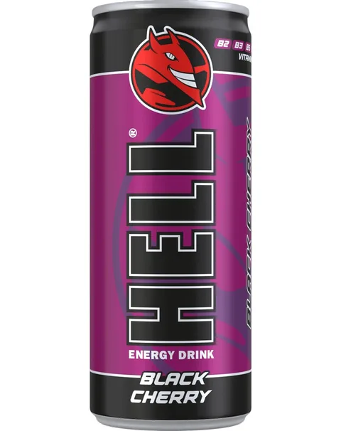 HELL ENERGIZANTE CEREZA NEGRA 250ML/24