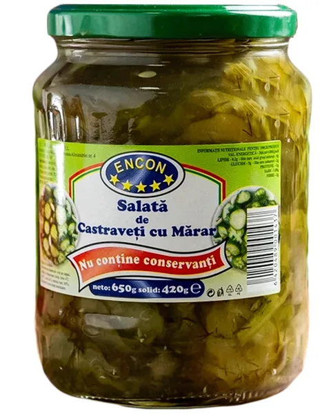ENCON ENSALADA PEPINILLOS ENELDO 720G/6